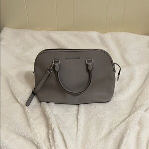 Michael Kors Gray Satchel Bag